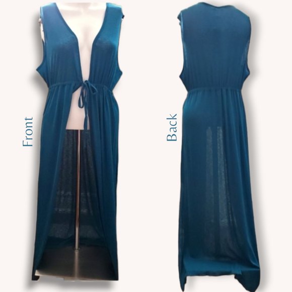 COVER-ME- Beach Longline Cover-up Sarong Size Large- NWT - Picture 7 of 12